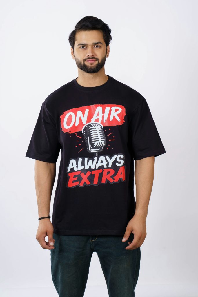 Branded oversized T-shirt