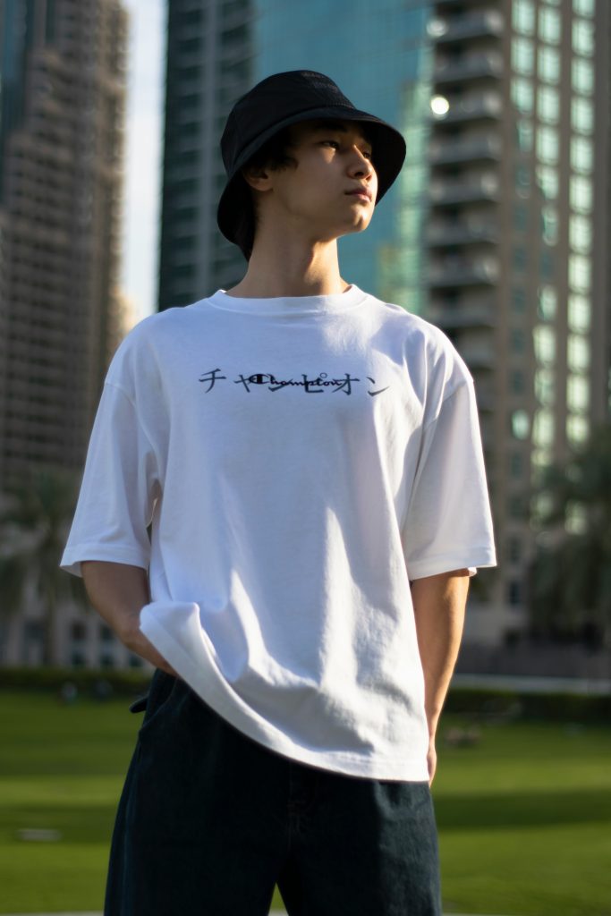 Branded oversized T-shirt